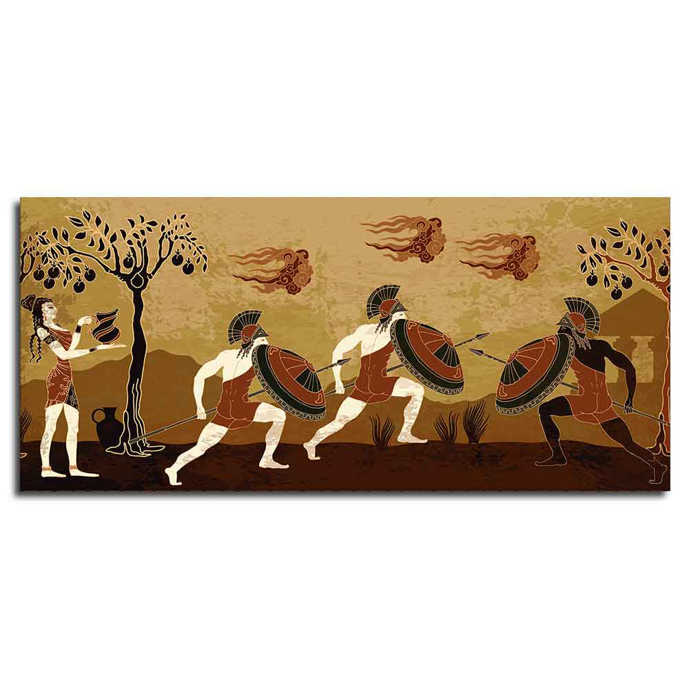 Ancient Greece Premium Canvas wall Painting