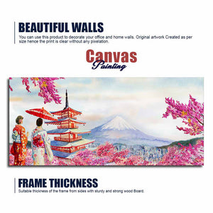 Beautiful Japan Premium Canvas wall Painting