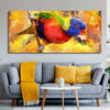 Colorful Parrot Abstract Art Canvas wall Painting