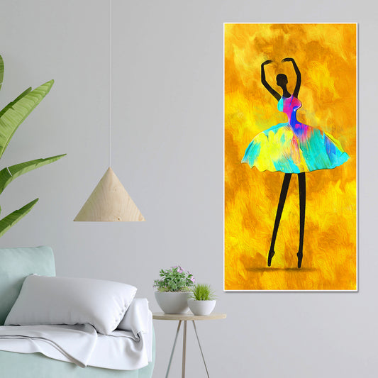 Canvas Wall Painting of Ballerina