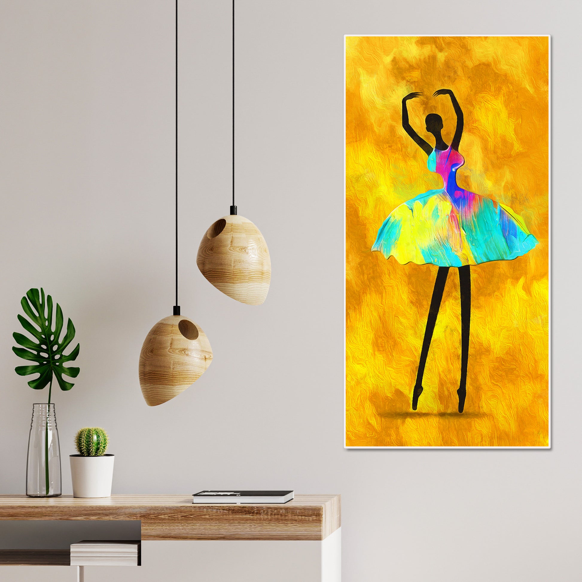 Canvas Wall Painting of Ballerina