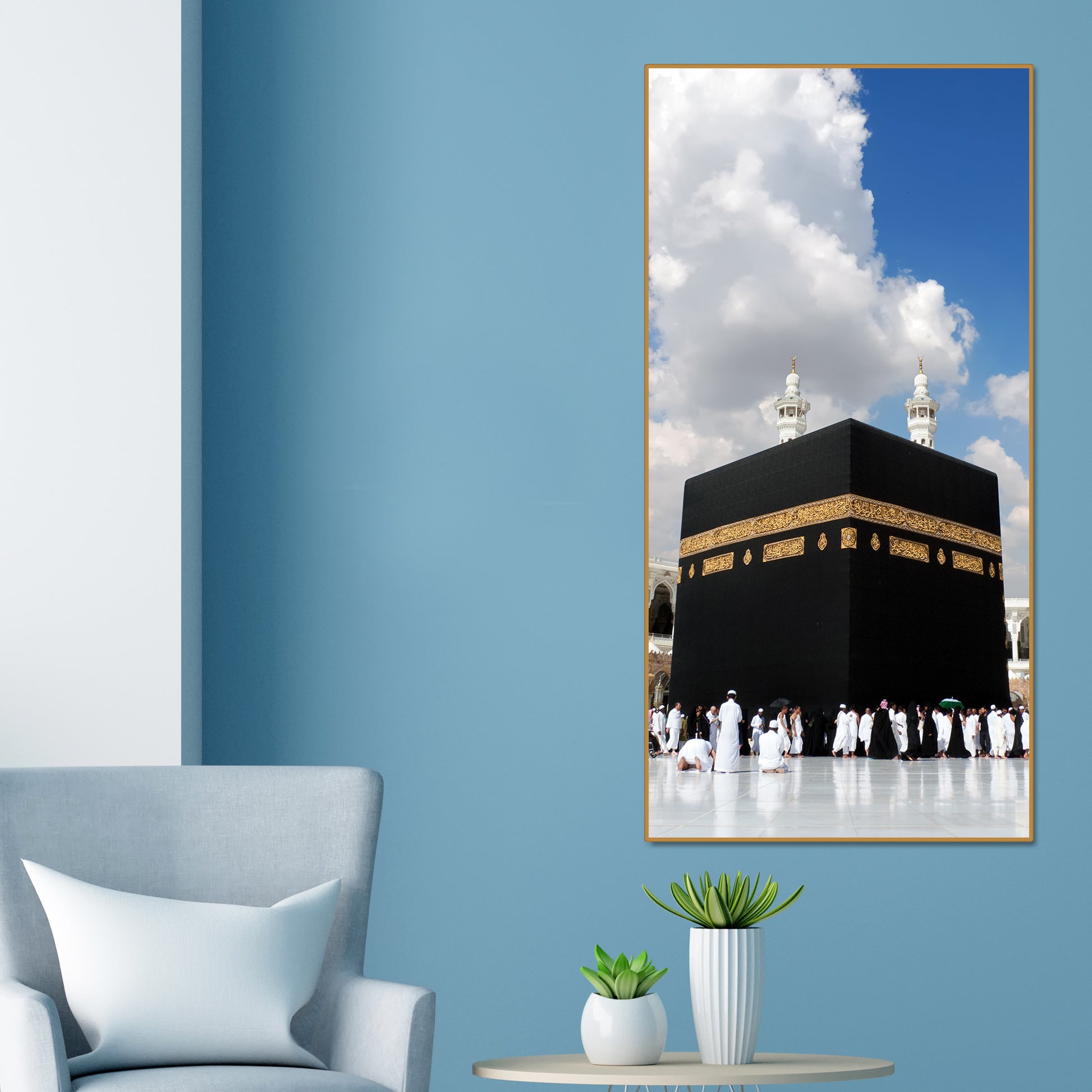 Premium Canvas Muslim Wall Painting of Masjid Al Haram