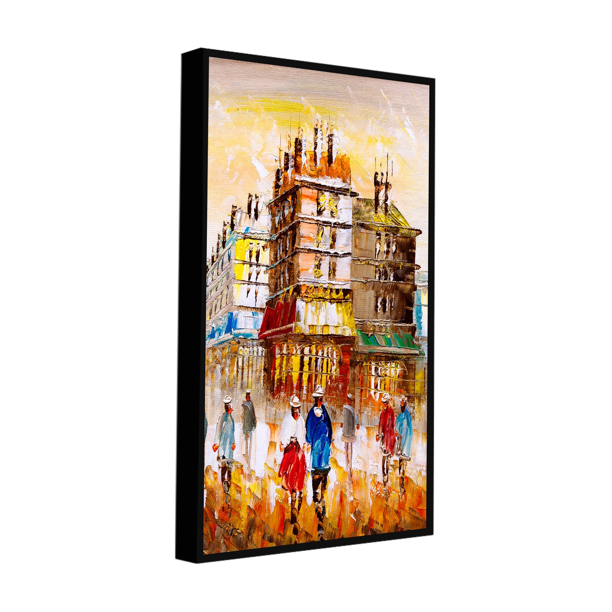 Beautiful Paris City View Living Room Wall Painting