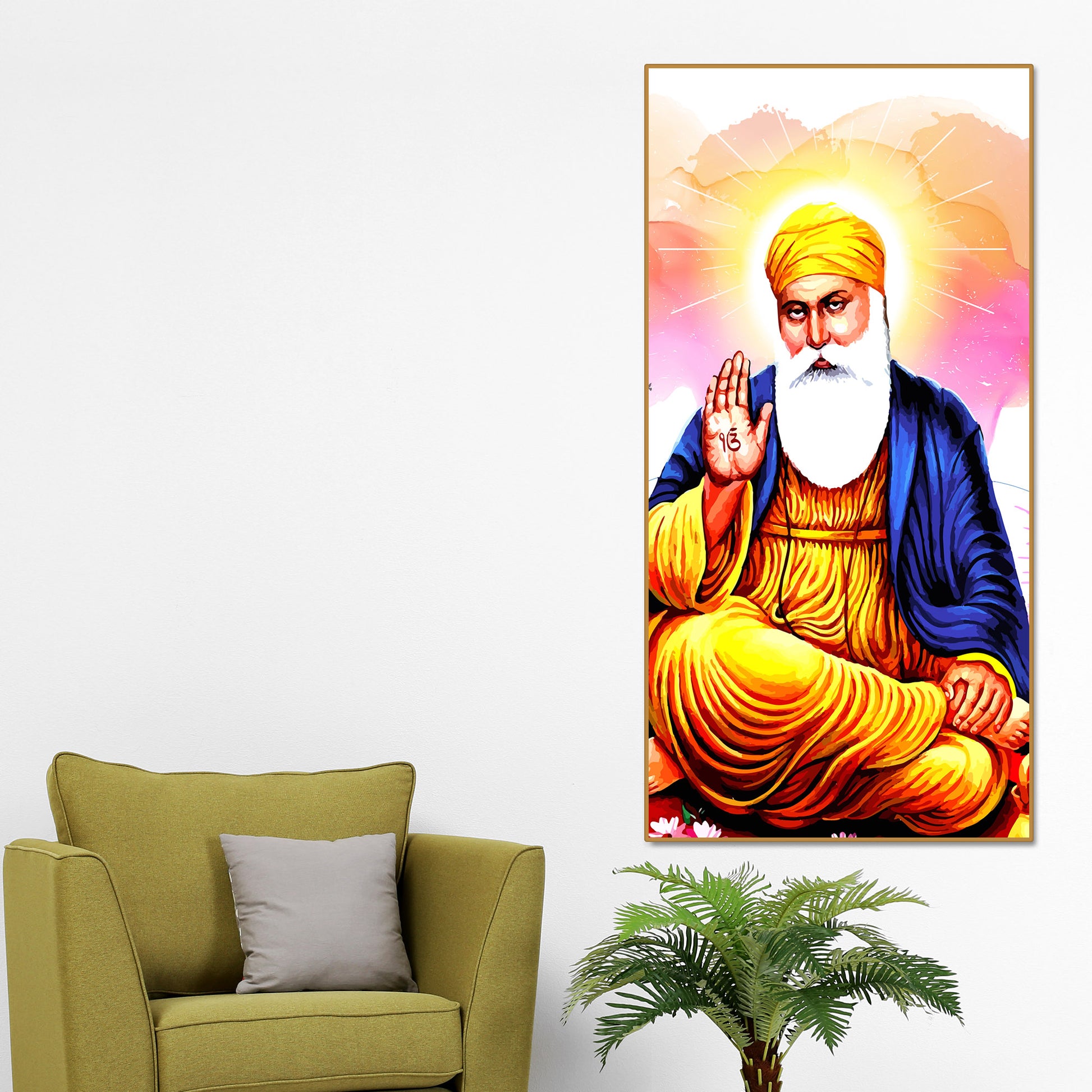 Guru Nanak Dev Canvas Wall Painting