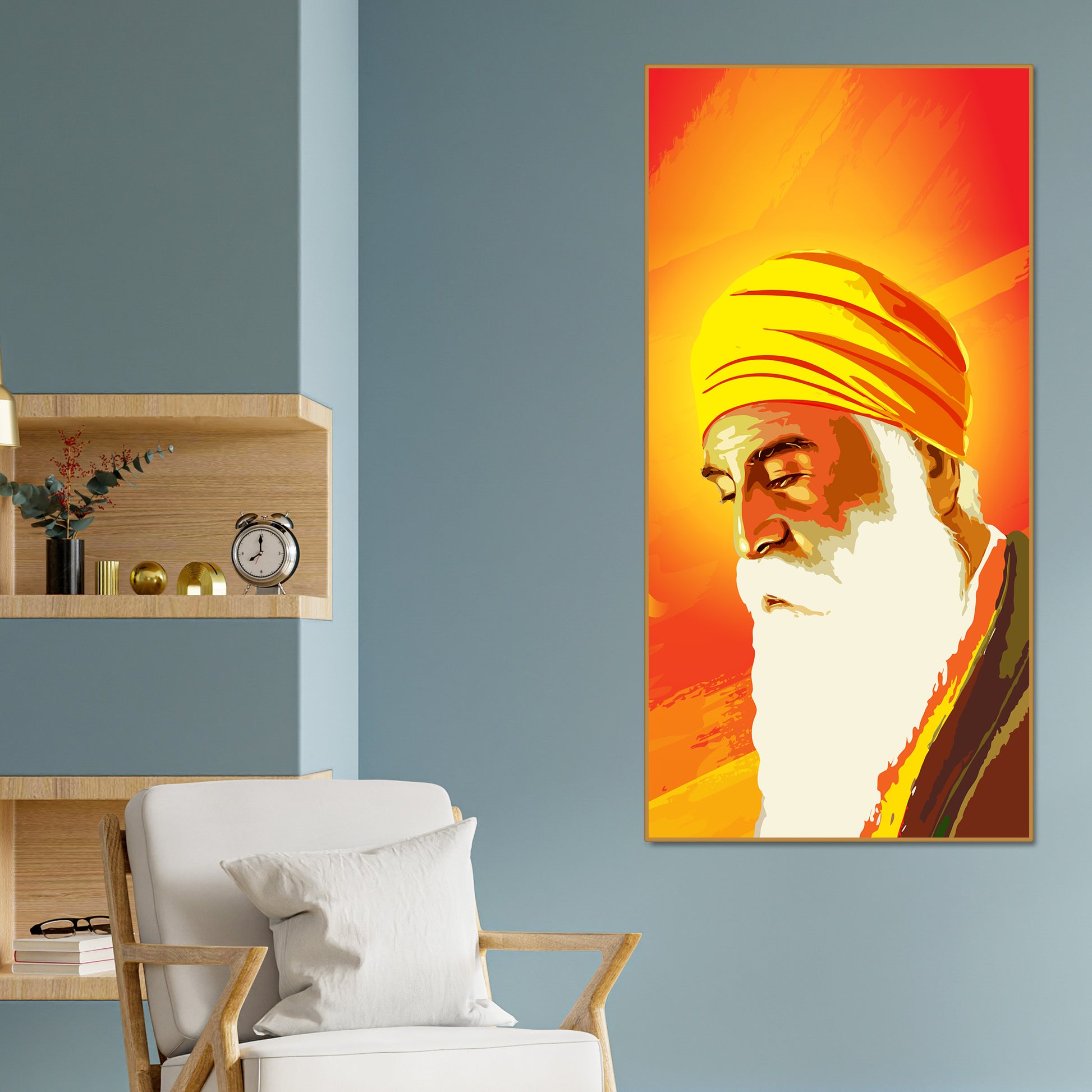 Shri Guru Nanak Dev Canvas Wall Painting