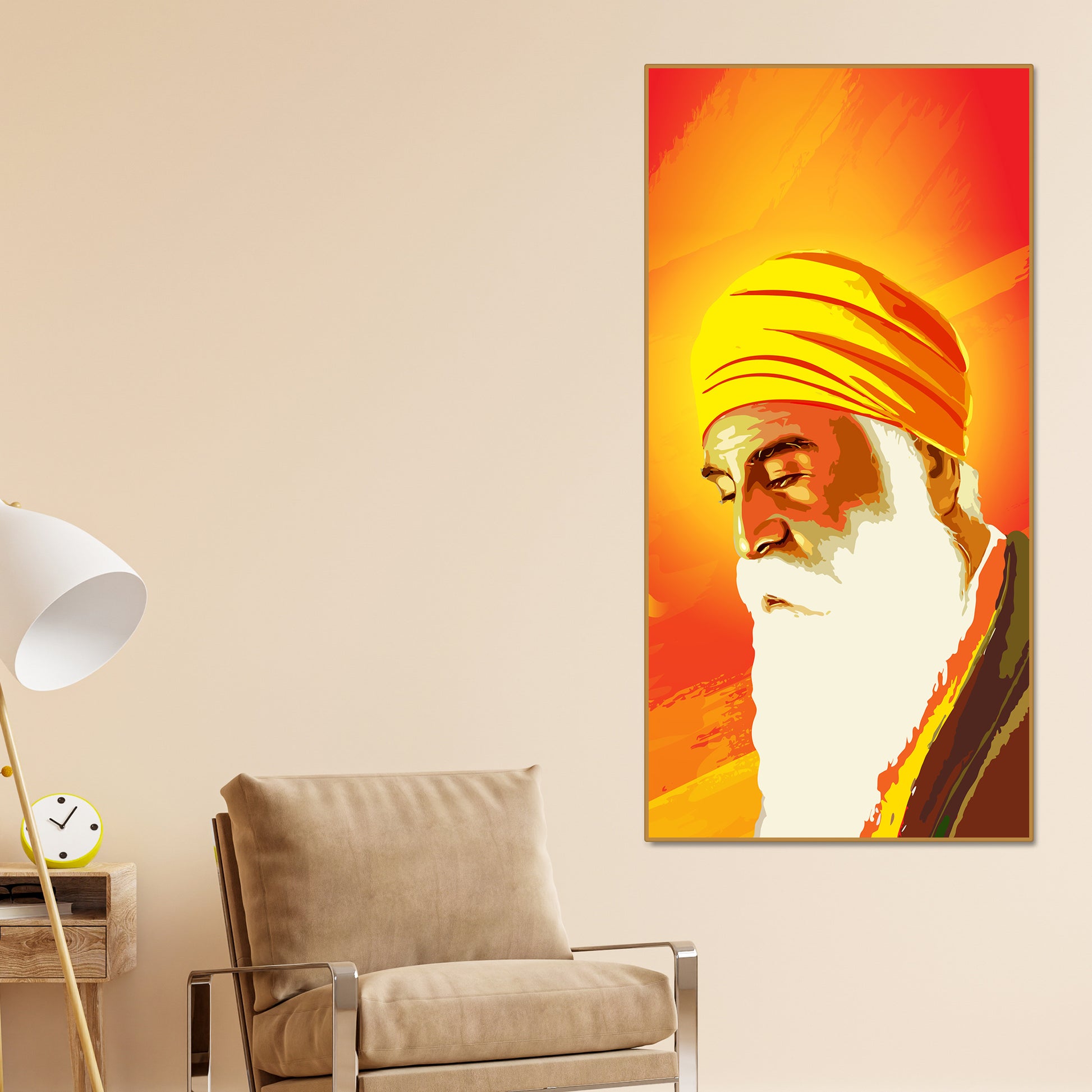 Shri Guru Nanak Dev Canvas Wall Painting