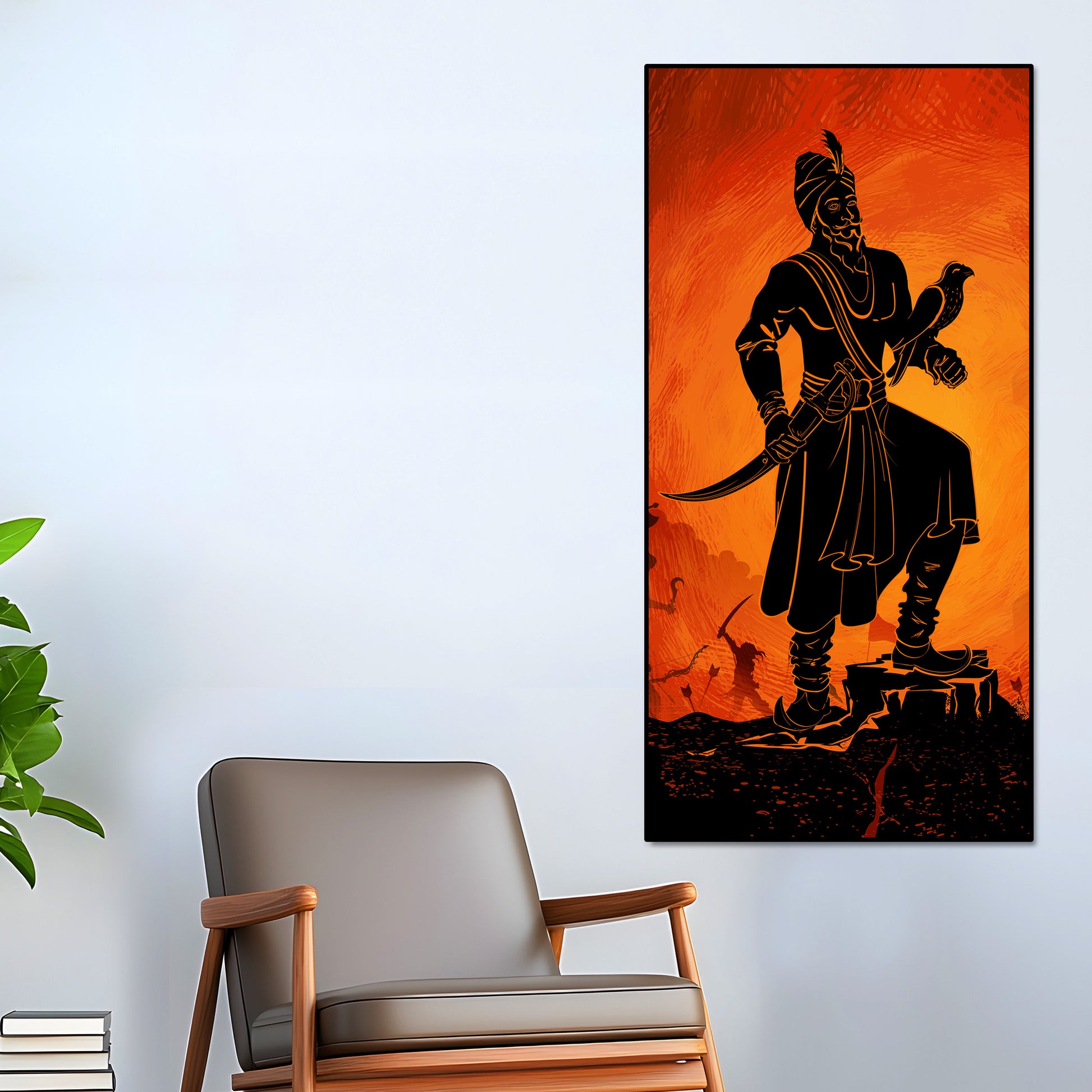 Guru Gobind Singh Canvas Wall Painting