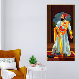 Chhatrapati Shivaji Maharaj Canvas Wall Painting