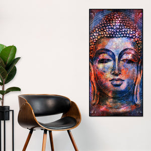 Head of Gautam Buddha Canvas Wall Painting