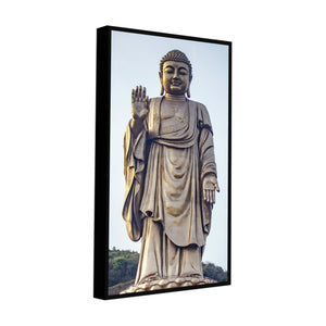 Statue of Gautam Buddha Canvas Wall Painting