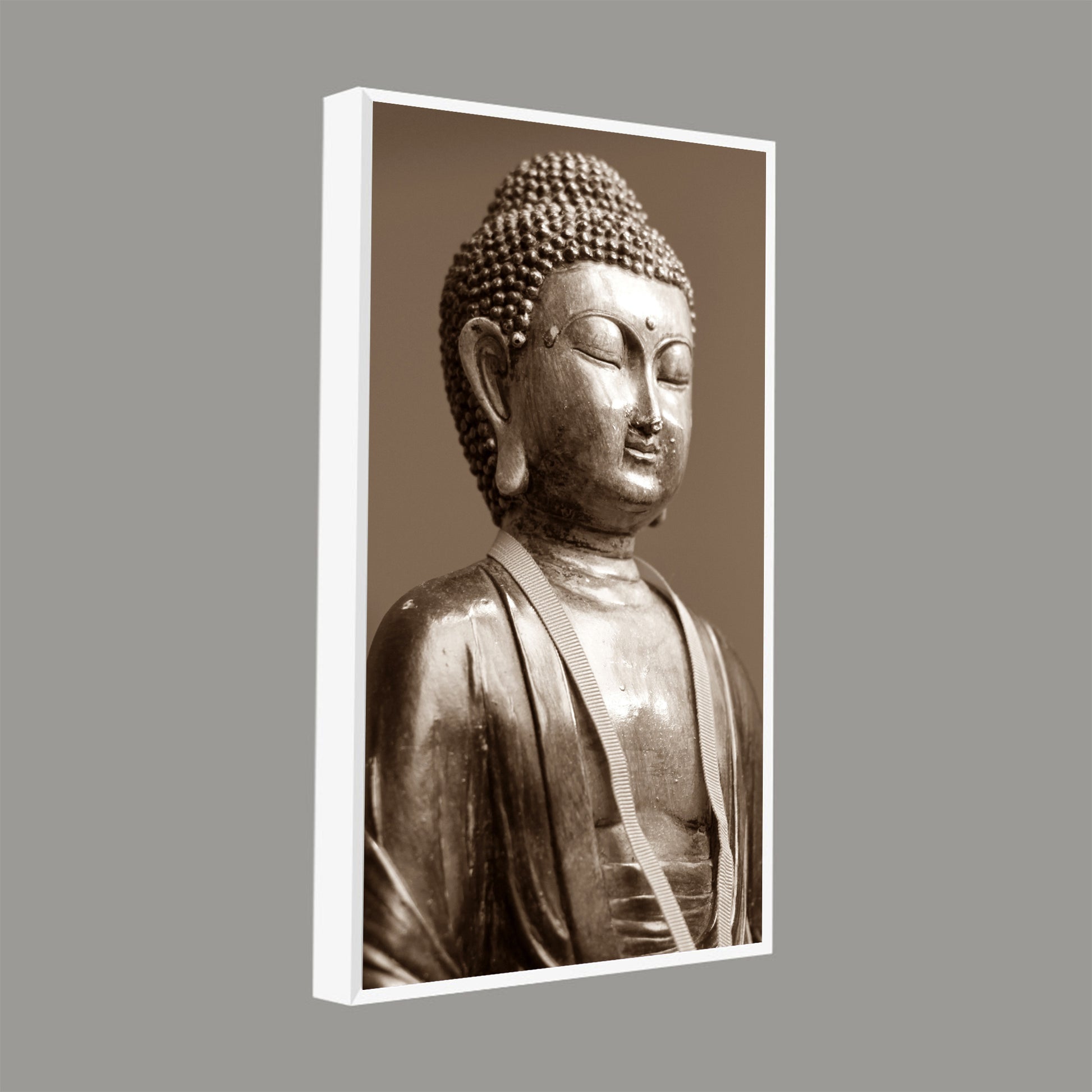 Sculpture of God Buddha Canvas Wall Painting