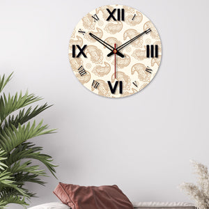 Designer wooden wall clock