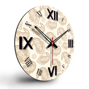 wooden wall clock