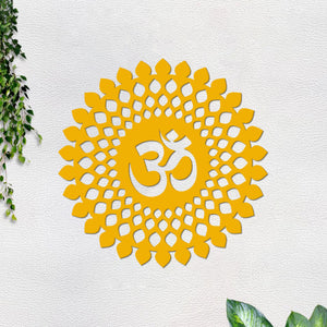 Premium Quality Wooden Wall Hanging Mandala Pattern of OM