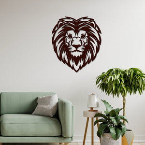 Premium Quality Wooden Wall Hanging of Amazing Lion Head