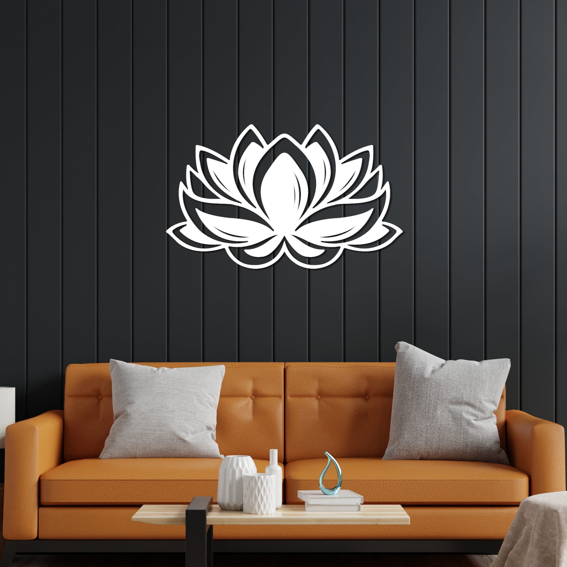 Premium Quality Wooden Wall Hanging of Beautiful Lotus Wall Hanging