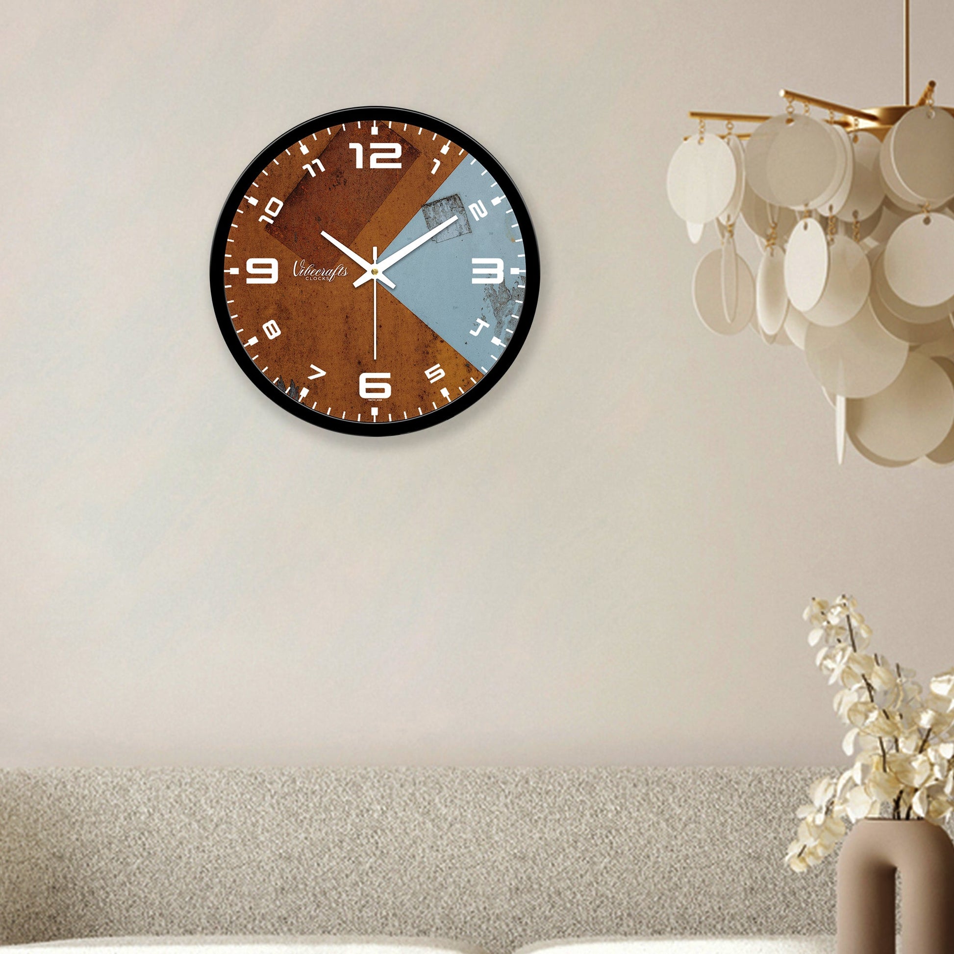 Grunge Texture Designer Wall Clock