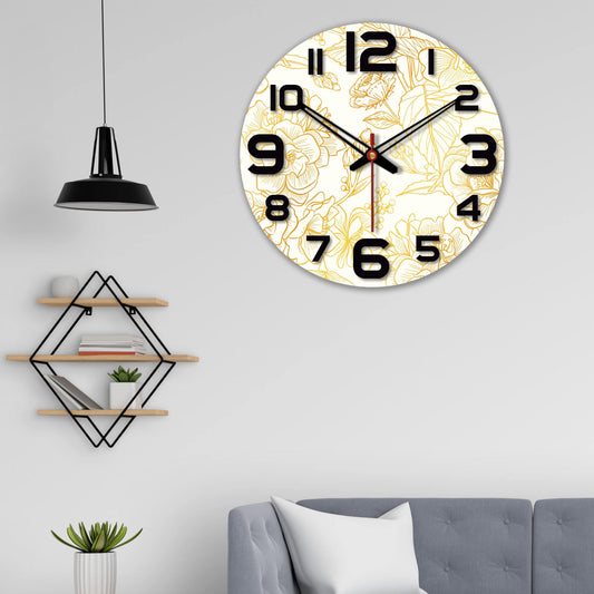 Premium Wooden Wall Clock