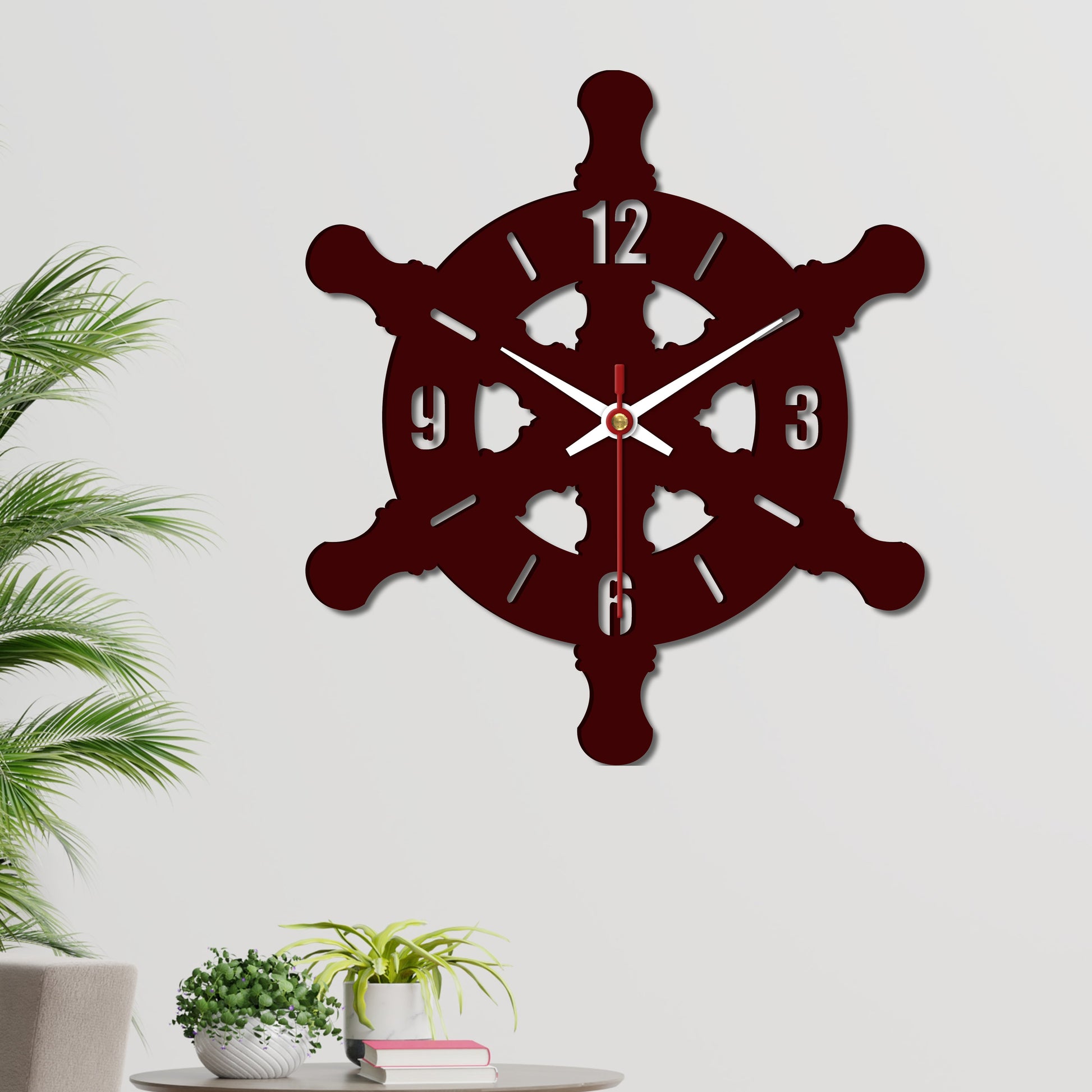 Unique Wooden Wall Clock