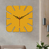 Square Shape Modern Style Wooden Wall Clock