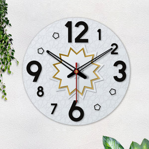 wall clock wooden design