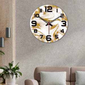 Designer wooden wall clock