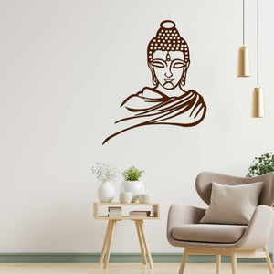 Premium Quality Wooden Wall Hanging of Lord Buddha