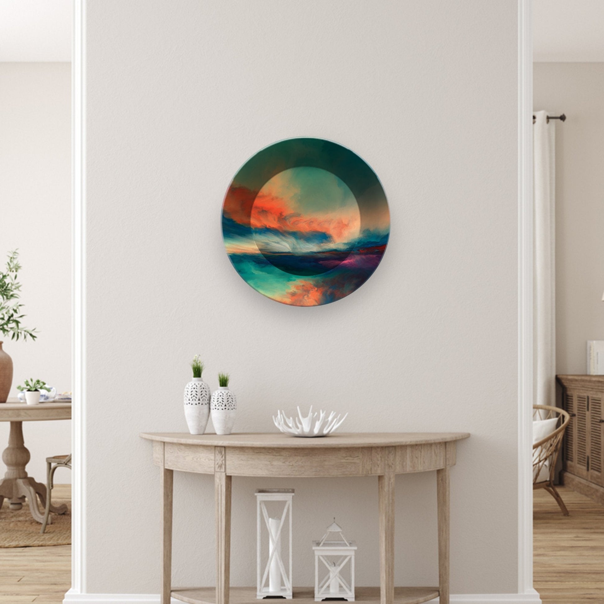 Sky Wall Hanging Ceramic Plate