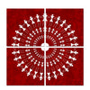 Warli Art Painting Wall Hanging, Set of 4