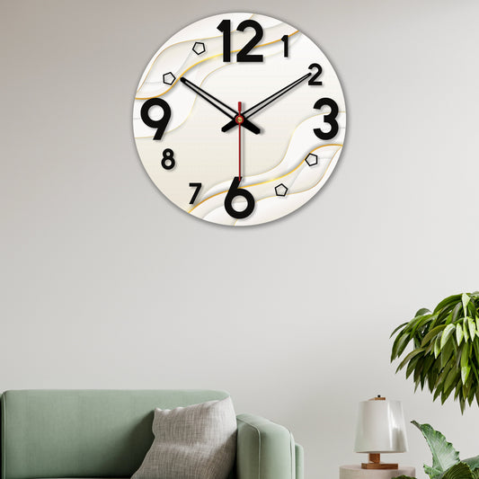 Modern Wooden Wall Clock