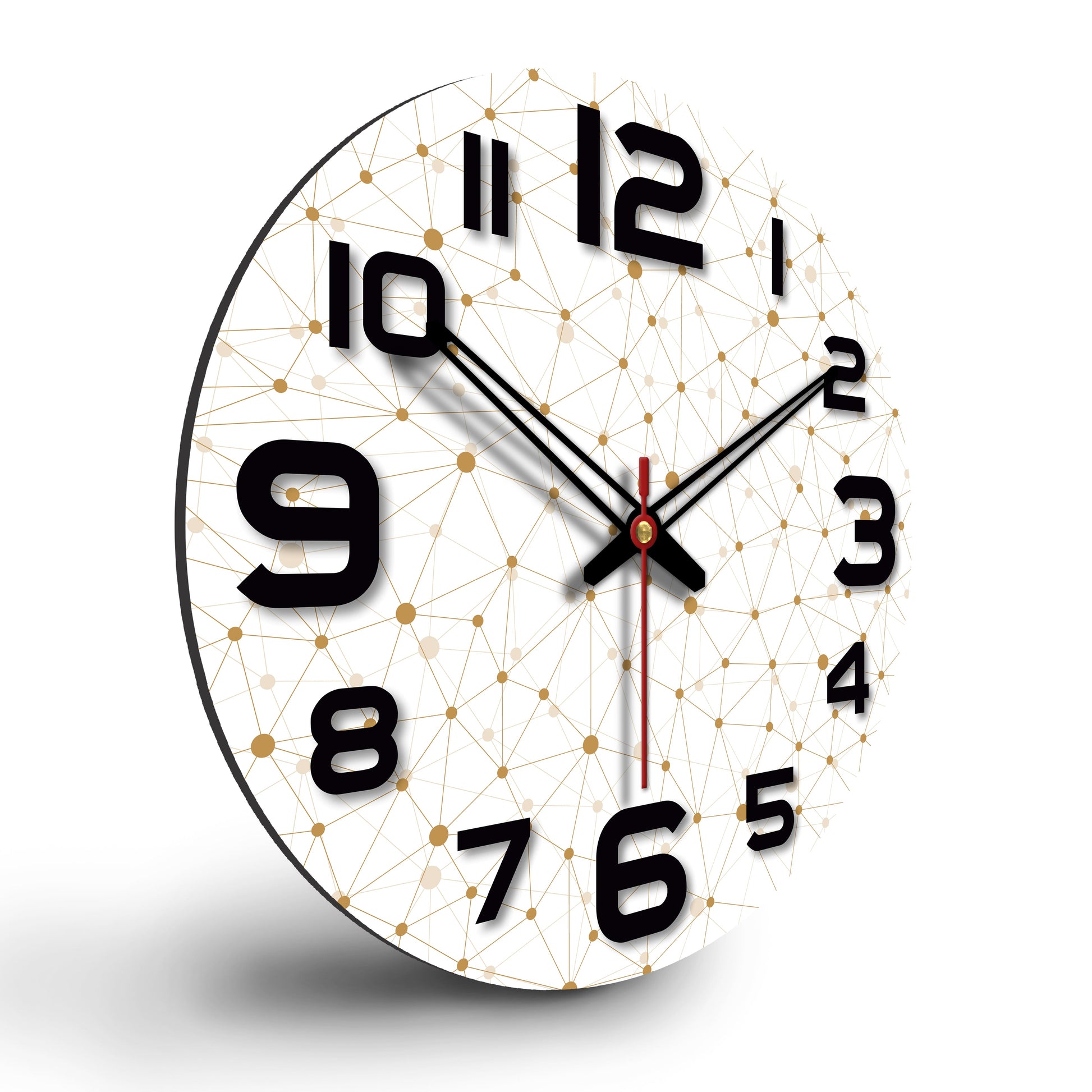 Designer wooden wall clock