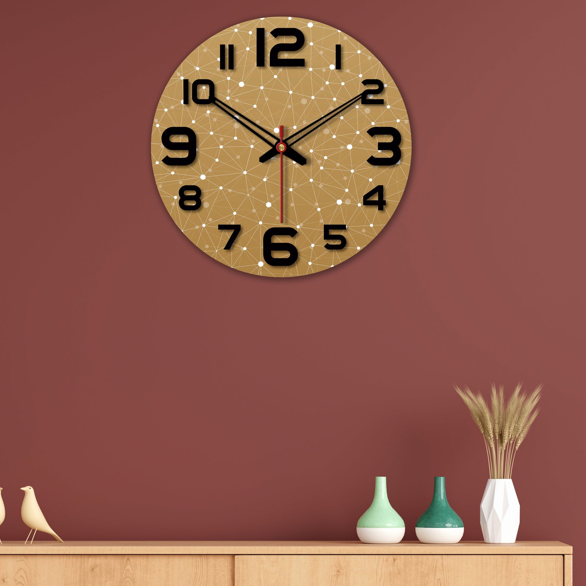 Wooden Wall Clock