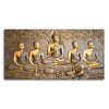 A Premium Golden Buddha Spiritual Canvas Wall Painting