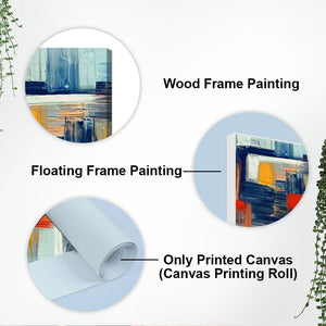 Abstract art of Colorful Texture Canvas Wall Painting