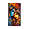 Abstract Art of Radha Krishna Canvas Wall Painting