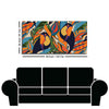Abstract Art Toucans Wall Painting