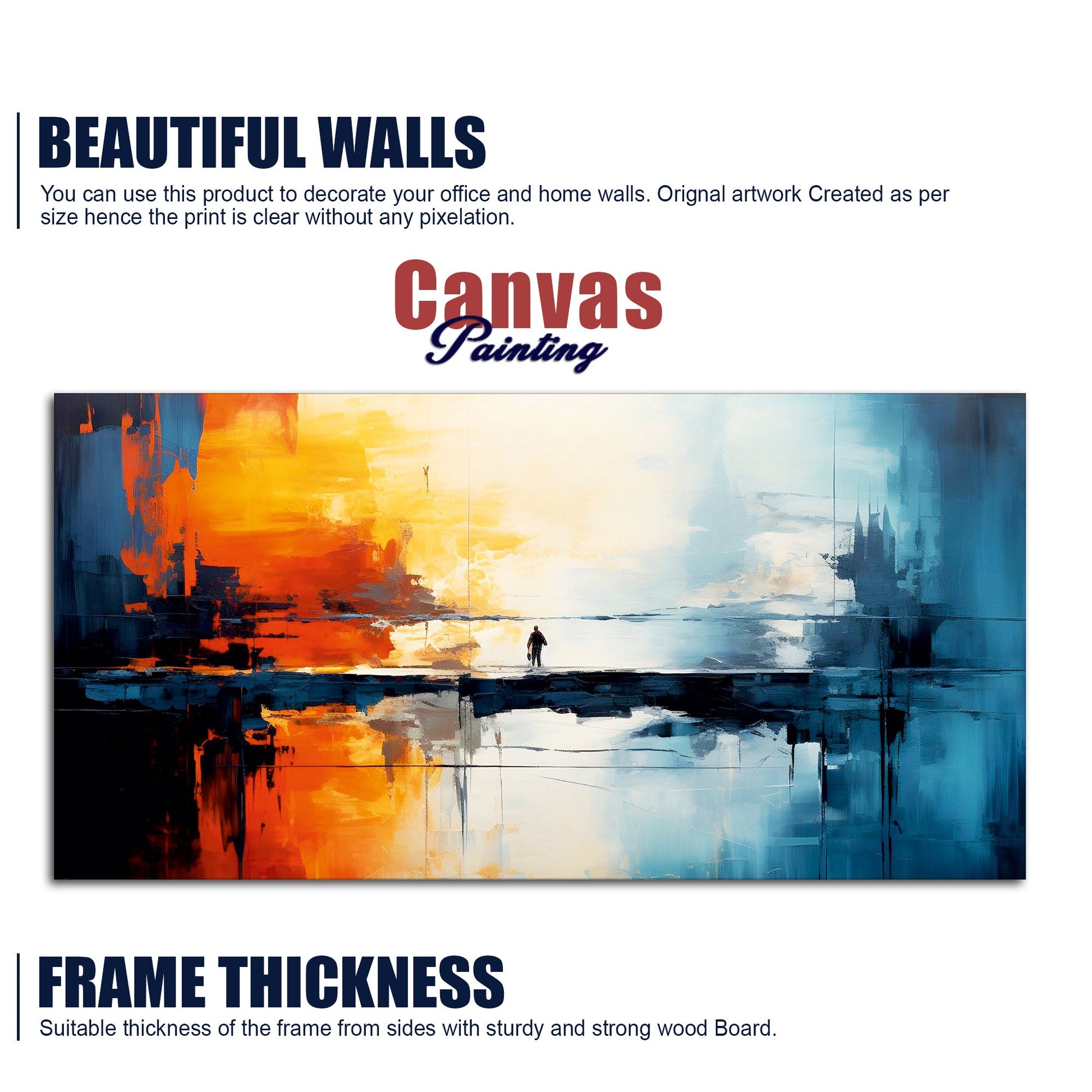 Abstract Colorful Artistic Art Canvas Wall Painting