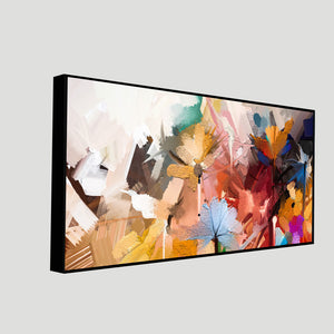 Abstract Colorful Floral Flower art Canvas Wall Painting