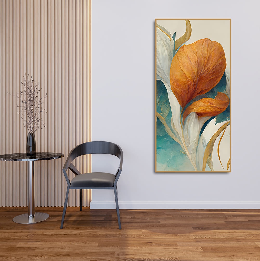 Abstract Colorful Flower Texture Art Canvas Wall Painting