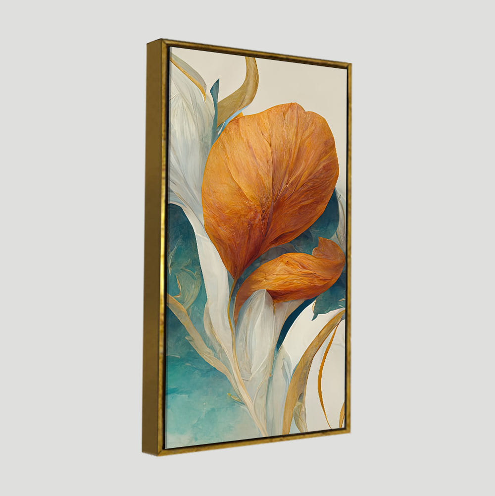 Abstract Colorful Flower Texture Art Canvas Wall Painting