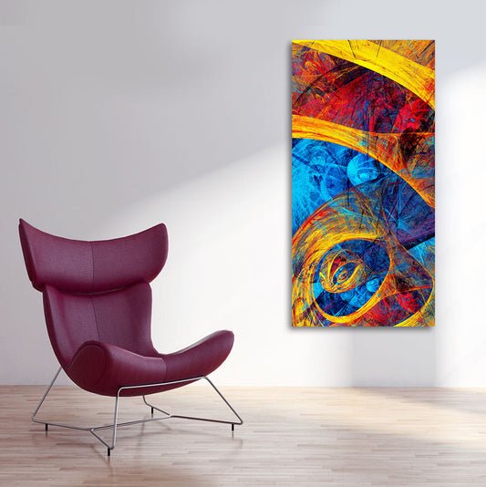 Abstract Colorful Textured Art Canvas Wall Painting