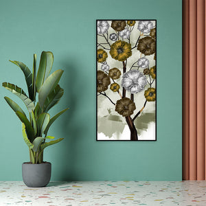 Abstract Flowers Designer Art Canvas Wall Painting