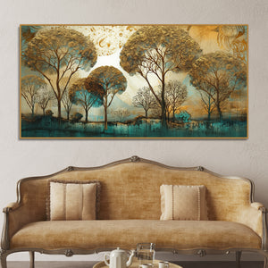 Abstract Forest Tree Artistic Art Canvas Wall Painting