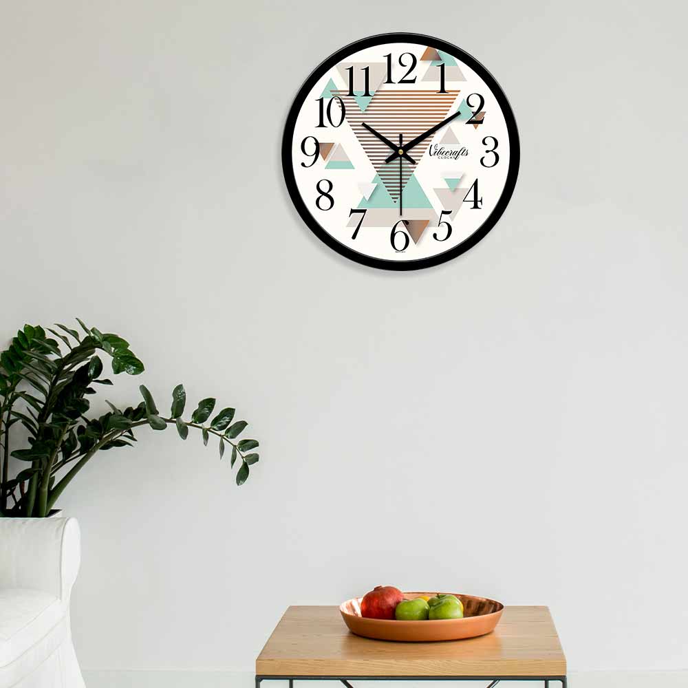 Triangles Premium Wall Clock