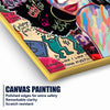 Afro Graffiti Queen Cotton Canvas Wall Painting