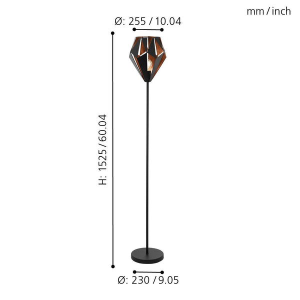 Artistic Designer Metal Finish Floor Lamp