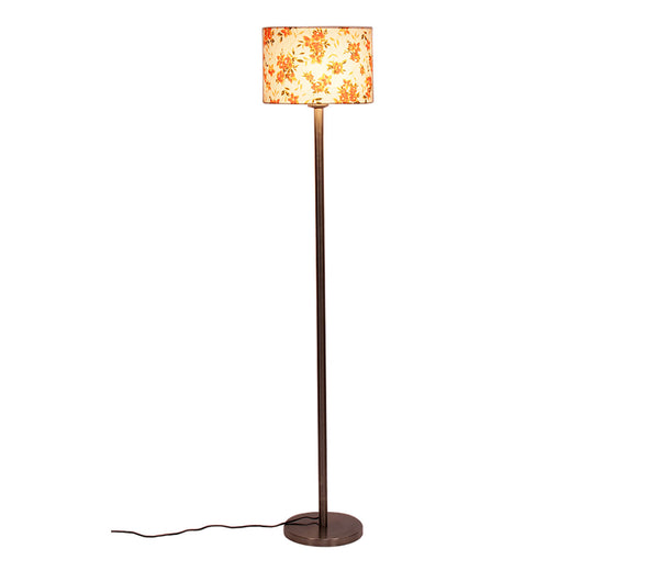 Artistic Multi Color Drum Shaped Designer Steel Floor Lamp