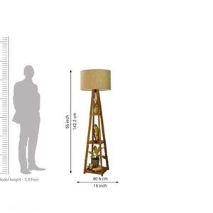 Attractive Wooden Classic Floor Lamp for Living Room Home Decoration