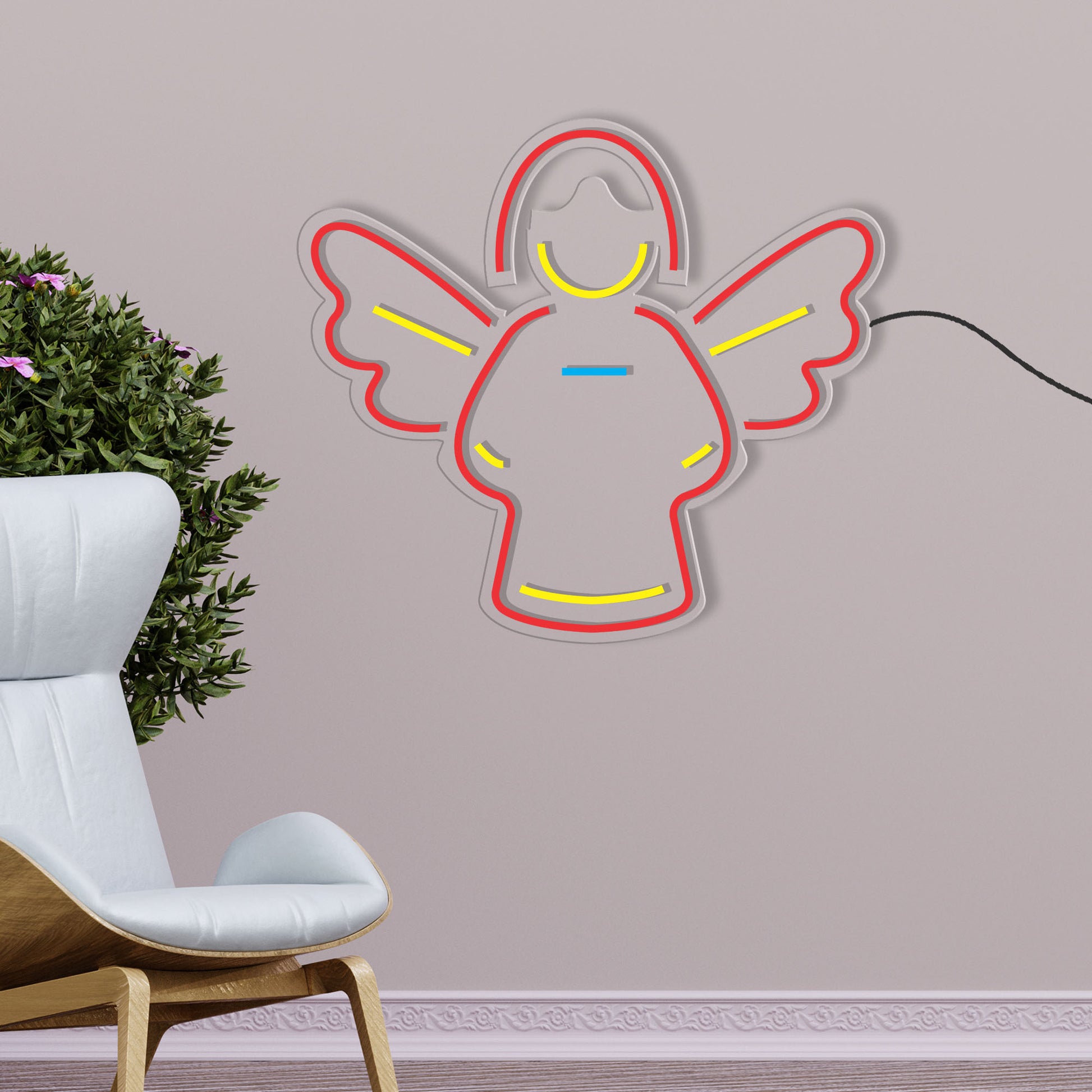 Avatar of an Angel Girl Neon Sign LED Light