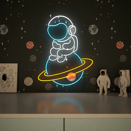 Baby Astronaut Neon LED Light